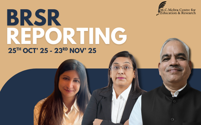 Certificate Course On BRSR Reporting | M.C. Mehta Centre for Education ...